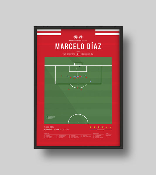 "Tomorrow My Friend": Free kick goal from Marcelo Díaz