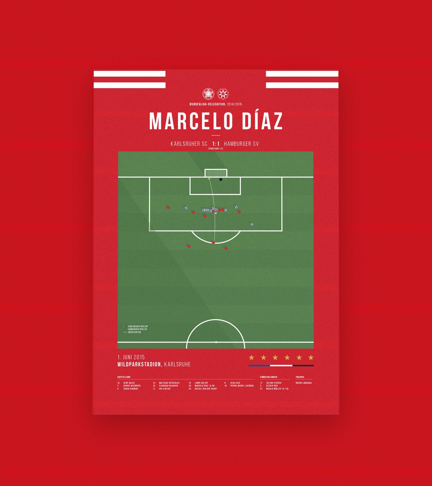 "Tomorrow My Friend": Free kick goal from Marcelo Díaz