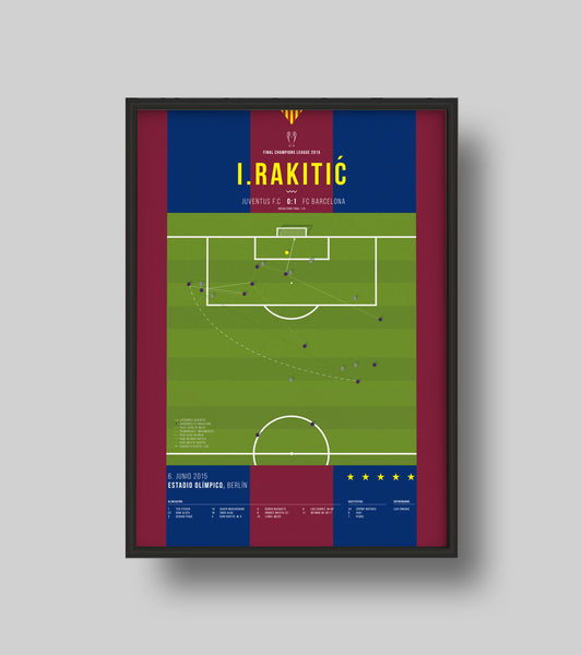 Rakitic opens the scoring in the Champions League final