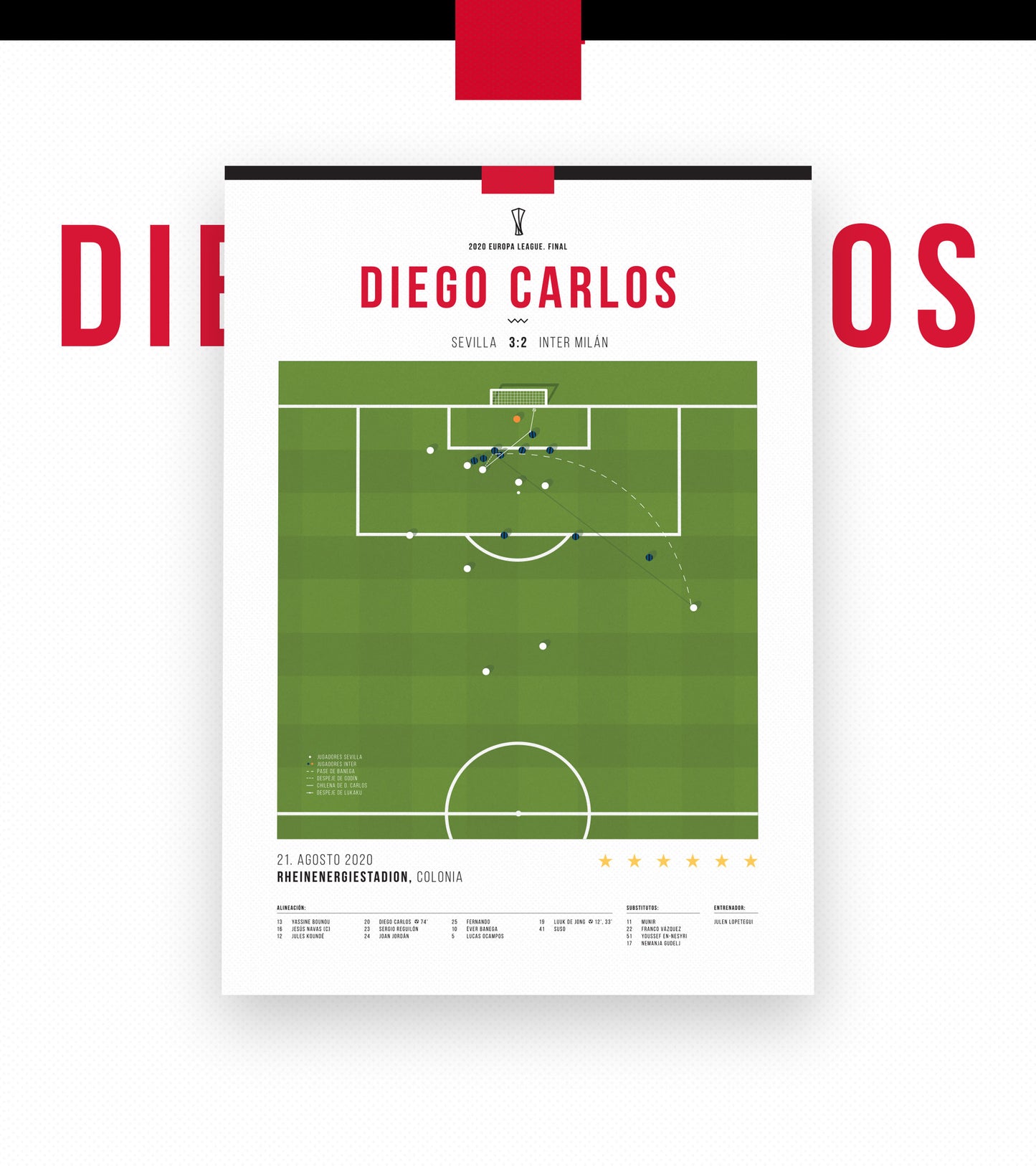 Diego Carlos Overhead Kick vs Inter Milan